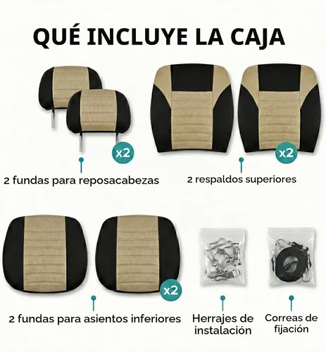 Vista 6 de FH Group Juego de fundas de asiento delantero de automóvil con malla de aire 3D premium, fundas de asiento delanteras, accesorios interiores