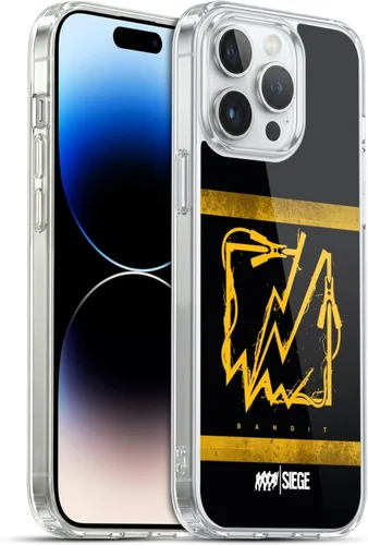 Vista 58 de Head Case Designs Funda de gel con licencia oficial de Tom Clancy's Rainbow Six Siege Bandit Icons [protección de grado militar] compatible