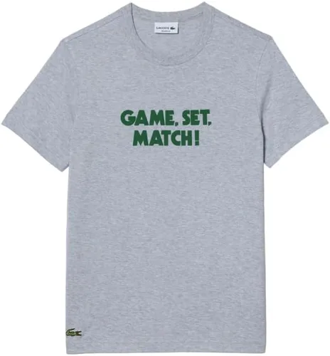 Vista 3 de Lacoste Camiseta de manga corta con texto de cocodrilo