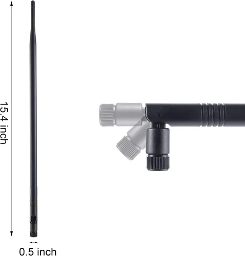 Vista 2 de Antena WiFi macho SMA de gran ganancia de largo alcance compatible con GardePro E6 E6P E8P E8PMB Meidase P100P P200 P90 Pro Series WiFi Trail Cámara