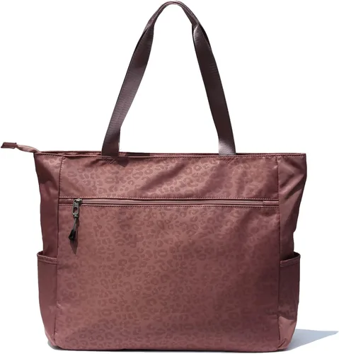 Vista 4 de Bolsa grande de playa resistente al agua, ligera de 20 pulgadas, bolsa grande para mujer, para gimnasio, playa, viajes, piscina, yoga, enfermeras