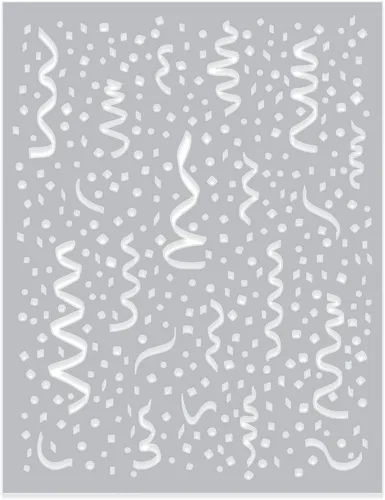 Vista 2 de Hero Arts DI320 Fancy Die, marco floral frontera Confeti