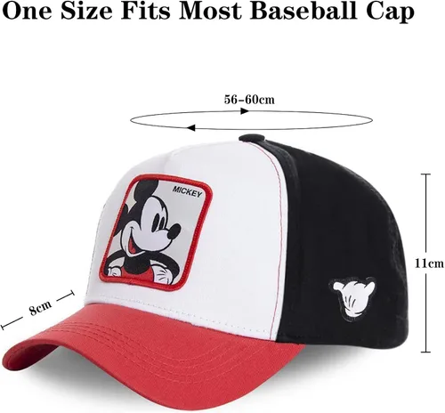 Vista 2 de WYZQ Cartoon Baseball Cap Dad Hat Cowboy Hat Trucker Hat Retro Cowboy Hat Men's Women's Baseball Cap for Outdoor Sports Hat