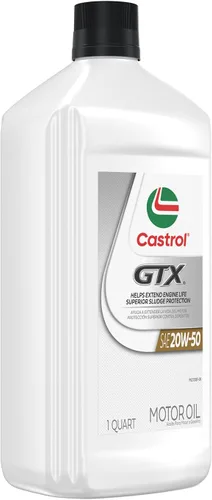 Vista 8 de Castrol GTX 20W-50 Aceite de motor convencional, 1 cuarto de galón, paquete de 6