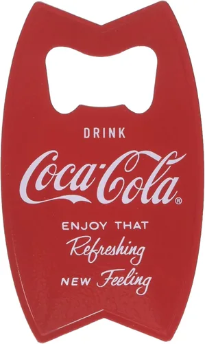 Vista 7 de Tablecraft Coca-Cola "Pop Fizz" - Abrebotellas plano, color rojo