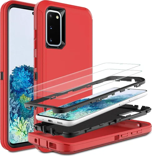Vista 8 de Funda para Samsung Galaxy S20 (no compatible con Galaxy S20 FE/Plus/Ultra), con protector de pantalla de TPU flexible autorreparable [2 paquetes]