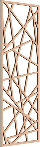 Vista 75 de Conway Paneles de pared decorativos de madera con calado, 9 3/8 pulgadas de ancho x 24 3/8 pulgadas de alto x 1/4 de alto, aliso