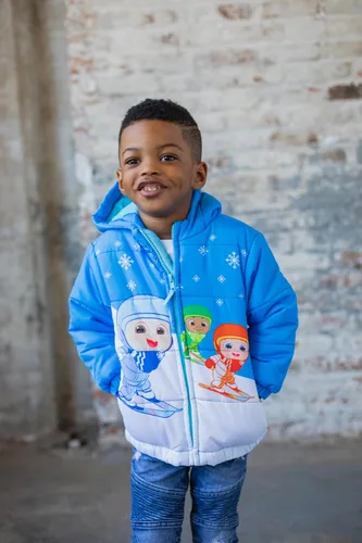 Vista 2 de CoComelon JJ Cody Nico - Abrigo de invierno de moda con cremallera para bebé