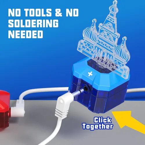 Vista 15 de Kit de ciencia para niños, juguete STEM de exploración electrónica 671+ proyectos