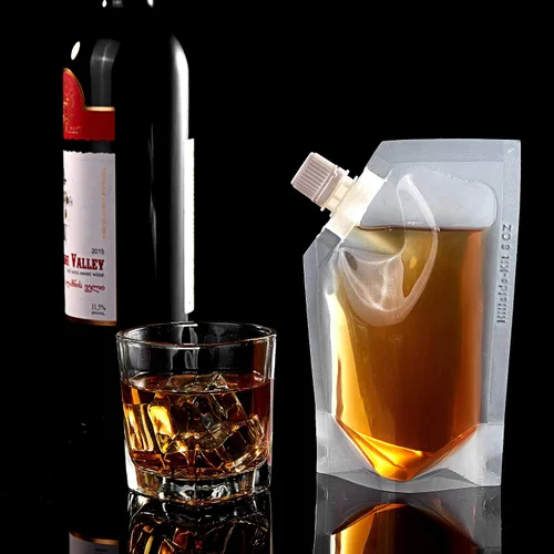 Vista 5 de Kit de bolsas ocultables y reutilizables para petaca, para ocultar alcohol