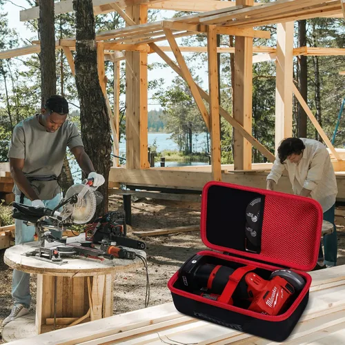 Vista 7 de khanka Repuesto de funda rígida para herramienta de corte inalámbrica Milwaukee de 12 V (2522-20), solo funda