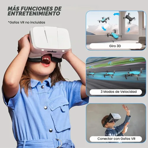 Vista 5 de SIMREX X300C Mini Drone con Cámara 720P HD FPV, Cuadricóptero a Control Remoto Plegable con Mantenimiento de Altitud, Flip 3D, Modo Sin Cabeza
