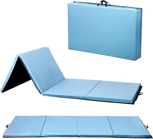 Vista 6 de Esterilla de gimnasia para gimnasia, alfombra de gimnasia, esterilla gruesa de yoga, esterilla para ejercicios aeróbicos, entrenamiento de fitness