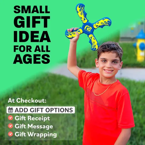 Vista 5 de Divertido boomerang para niños, suave y fácil de usar, juguetes al aire libre para niños o adultos, el mejor regalo para niños y niñas de 6, 7, 8