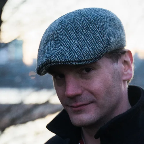 Vista 4 de Sterkowski Gorra Rusty Duckbill Gorra plana de tweed Harris para hombres y mujeres 6 paneles cálida y transpirable
