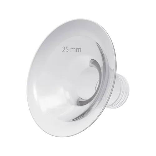Vista 17 de Dr. Brown's Extractor de leche manual con escudo SoftShape 100% silicona (B, brida de 0.984 in) y opciones anticólicos+biberón de cuello ancho de 5