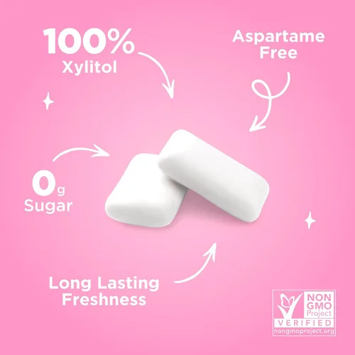 Vista 6 de PUR Goma de mascar con 100% xilitol