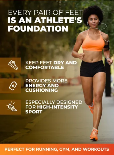 Vista 4 de Plantillas para zapatos deportivos de running para hombre y mujer - Plantilla deportiva - Insertos de absorción de impactos - Para caminar, hacer