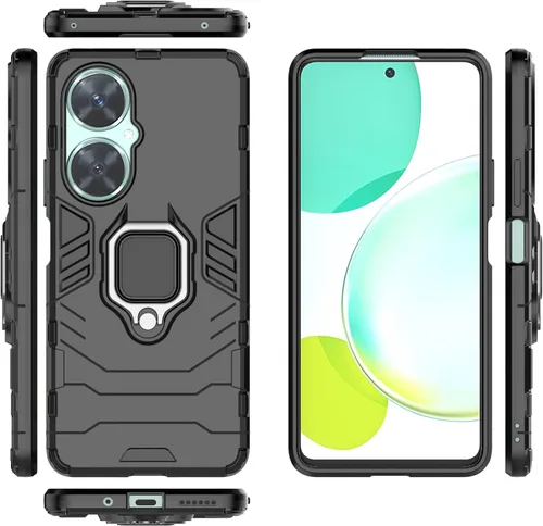 Vista 11 de Funda para Xiaomi Redmi Note 12S 4G Caso,Soporte de montaje magnético para coche Funda Shell para Xiaomi Redmi Note 12S 4G Caso Azul
