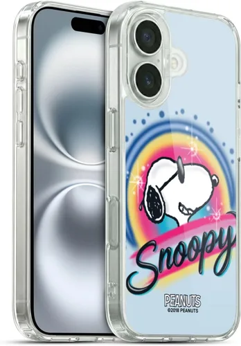 Vista 122 de Head Case Designs Funda de gel con licencia oficial de Peanuts Beach Surf Snoopy Boardwalk Airbrush [protección de grado militar] compatible
