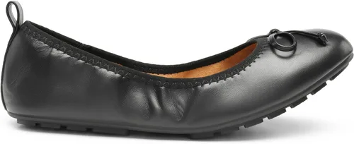 Vista 6 de DREAM PAIRS Bailarinas plegables con lazo para mujer Negro
