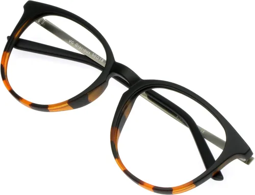 Vista 8 de VisionGlobal Lentes de bloqueo de luz azul para mujeres/hombres, lectura en computadora, gafas de televisión, antirreflejos Dame_floral(c1)