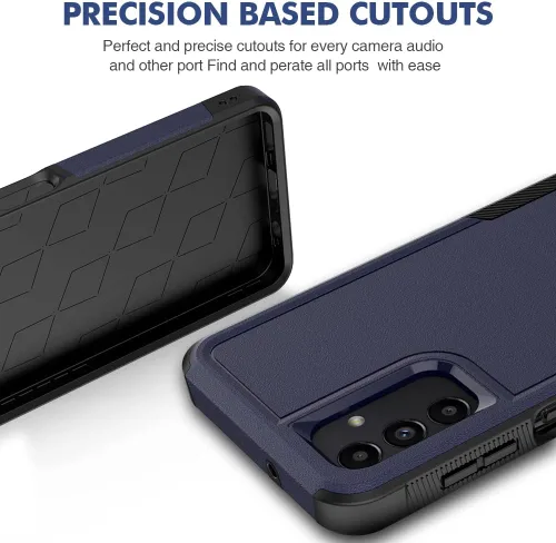 Vista 2 de Funda para Galaxy A13 4G (2022), funda para Galaxy A13 5G (2021), antideslizante, resistente a los golpes, protección resistente al polvo, a prueba