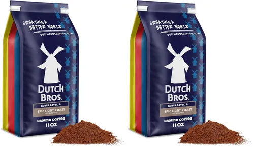 Vista 22 de Dutch Bros OG tostado medio, café molido Café molido 100% arábica, chocolate con leche y notas cítricas, combina con cremas Dutch Bros, 1 bolsa