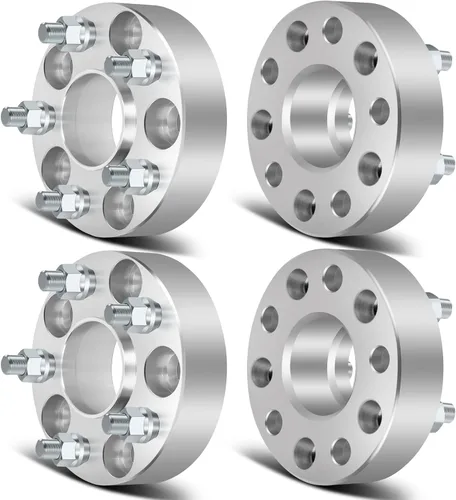 Vista 23 de SCITOO 4 espaciadores de rueda de 1 pulgada, 4 lengüetas de 0.157 x 3.937 in a 0.157 x 3.937 in, pernos de 0.472 x 0.059 in, compatibles