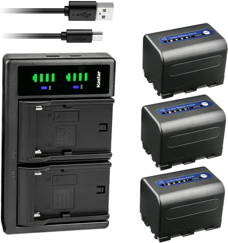 Vista 6 de Kastar NP-QM71D LTD2 Cargador de batería USB compatible con Sony CCD-TRV355 CCD-TRV360 CCD-TRV380 CCD-TRV430 CCD-TRV460 CCD-TRV480 CCD-TRV530