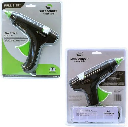 Vista 4 de Surebonder Serie Essentials L-270, pistola de pegamento caliente de baja temperatura de tamaño completo de 40 vatios para uso con madera, cinta