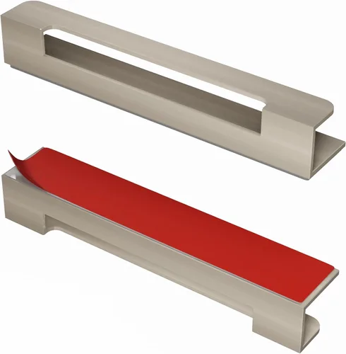 Vista 14 de HRX - Manija de puerta autoadhesiva para puerta, fácil de instalar, sin tornillos, despegar y pegar en vidrio, madera, metal, plástico, perilla
