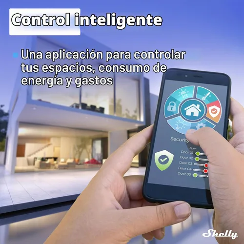Vista 8 de Shelly Plus Uni Módulo inteligente operado por Wi-Fi y Bluetooth con contactos secos Automatización del hogar Compatible con Alexa y Google