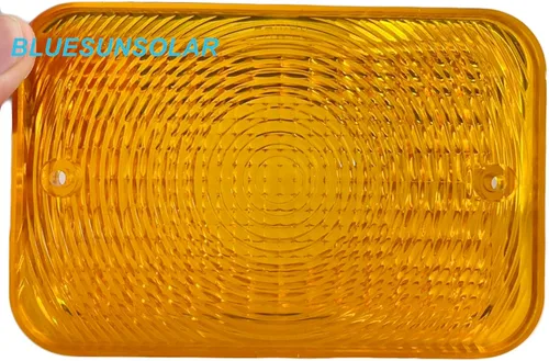 Vista 3 de BLUESUNSOLAR 1 lente ámbar LVU18745 de repuesto de lente de luz trasera para John Deere Tractor 1023E 1025R 1026R 2025R 2027R 2032R 2038R 2305 2320