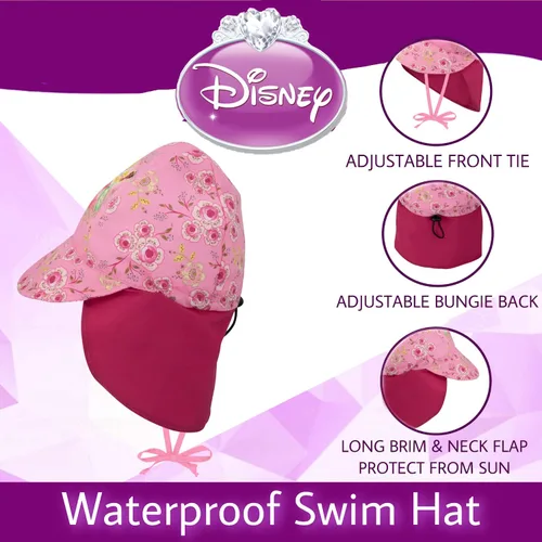 Vista 4 de Disney Gorro de natación para niñas pequeñas, gorro de natación para niñas pequeñas, gorro de natación para niños pequeños con Frozen y Minnie