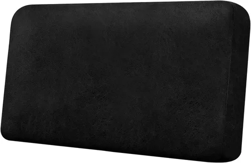 Vista 100 de Funda de cojín para sofá con aspecto de cuero, 1 unidad, elástica, para sala de estar, funda de cojín individual para sofá, protector de asiento
