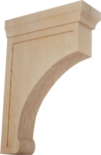 Vista 29 de Ekena Millwork Gomez - Soporte de madera, BKTW02X04X06GORW Madera de caucho.