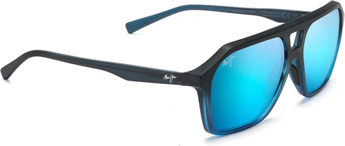 Vista 23 de Maui Jim Gafas de sol polarizadas estilo aviador para hombre