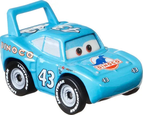 Vista 5 de Mattel Disney Pixar Cars Mini Racers, paquete de 10 vehículos coleccionables de juguete para niños y coleccionistas a partir de 3 años