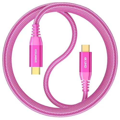 Vista 23 de ZeroneTeck Cable USB C de 6 pulgadas 0.5 pies, Transferencia de Datos de Alta Velocidad 20Gbps Corto, Cable USB C 3.2 Gen 2×2 100W PD de Carga