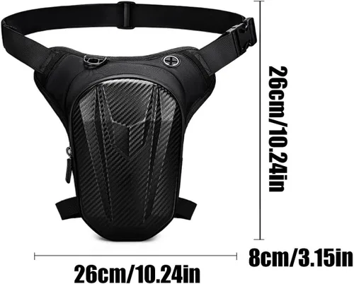 Vista 6 de Bolsas de pierna de motocicleta, bolsa de pierna caída para hombres