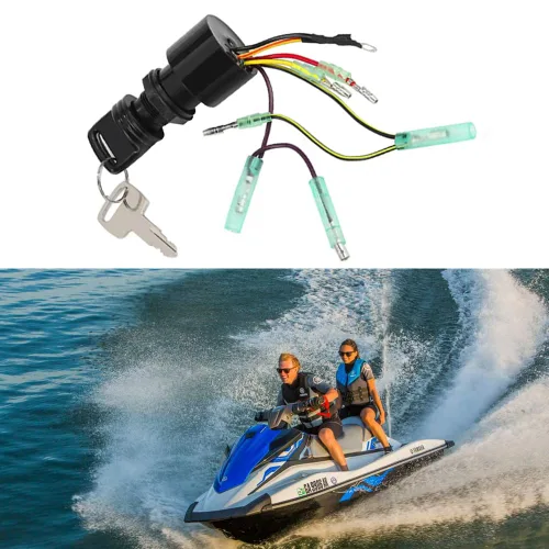 Vista 6 de Reemplazo 87-17009A5 SUKECA Boat Llave de interruptor de encendido para motor fuera de borda Mercury Mariner, 3 posiciones Off-Run-Start 6
