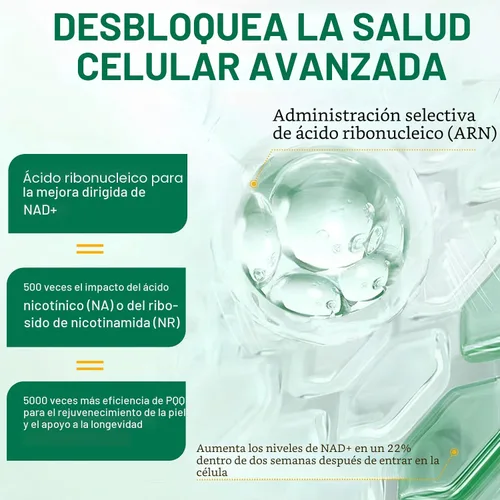 Vista 5 de NAD+ Resveratrol 910mg Suplemento para mujeres y hombres - 120 cápsulas (120 unidades (paquete de 1))