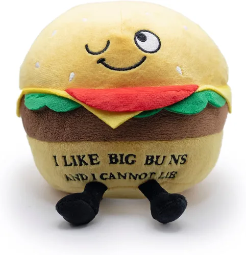 Vista 15 de Punchkins Peluche de pata de pollo, divertido peluche con texto en inglés "It's Leg Day", regalo para los amantes del humor, bonito juguete