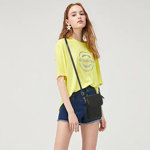 Vista 7 de MINICAT - Bolso cruzado para mujer, pequeño, bolsillos espaciosos, para celular, bolsa de mano para mujer