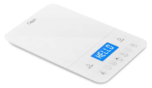 Vista 13 de Ozeri Touch III - Báscula de cocina con contador de calorías, 22 libras (22.0 lbs) en vidrio templado, Negro Touch III Series Kitchen Scale