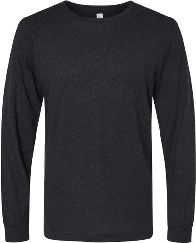 Vista 69 de Canvas Filmore 3501 - Camiseta de 4.2 onzas para hombre manga larga (1) Ceniza + (1) Jaspeado atlético
