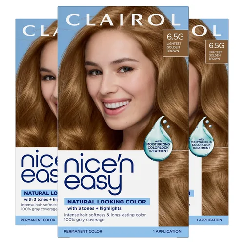 Vista 61 de Clairol Nice'n Easy Tinte Permanente para el Cabello, 11 Rubio Ultra Claro, Paquete de 3
