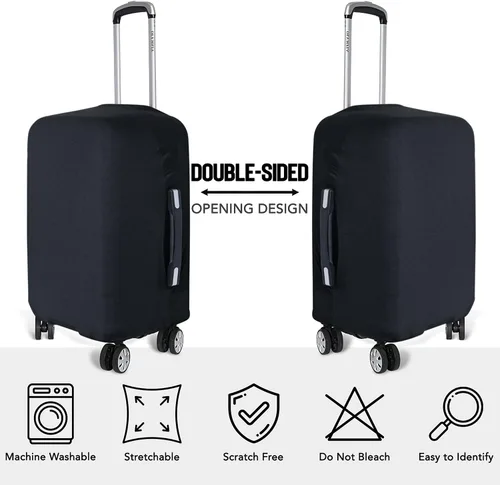 Vista 3 de Funda de equipaje de viaje I Protector de maleta aprobado por la TSA I Fundas de equipaje para maleta I Funda de maleta Bolsa I Protector
