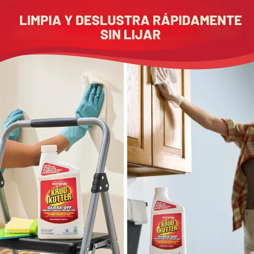 Vista 3 de Krud Kutter GO326 Gloss Off - Limpiador Preparador de Superficies para Prepintado, 32 oz